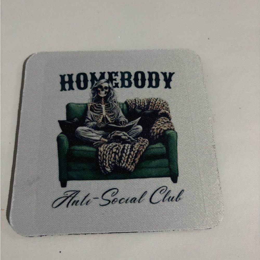 Homebody Anti-Social Club Coaster